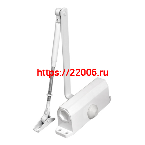 Доводчик Punto (Пунто) дверной SDC2030 WH 40-55 кг (белый) Доводчик Punto (Пунто) дверной SDC2030 WH 40-55 кг (белый)