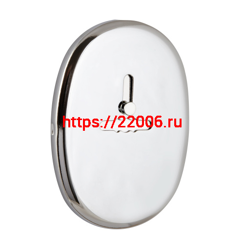 Накладка Fuaro (Фуаро) на сувальдный замок ESC.S-lift.ECO/OV.476 (ESC 476 eco) с шторкой CP хром