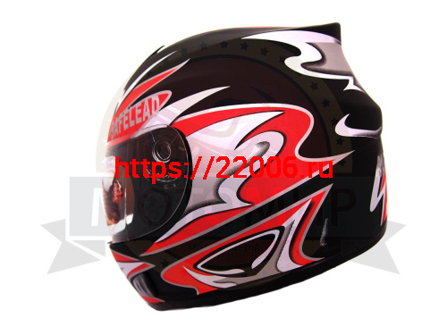 Шлем интеграл "Safelead" HF-160 "Анти Крыло" MATT BLACK CI размер L фото 4