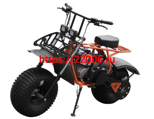 Мотоцикл СКАУТ-7 БОЦМАН 2, 8+ л.с., колеса GIANT, ФАРА, ЭЛ.СТ. перед и зад подв.