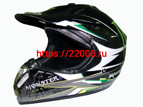 Мотошлем YM-910 Monster Energy (L) Мотошлем YM-910 Monster Energy (L)