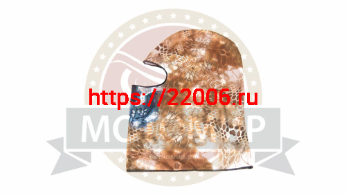 Подшлемник-балаклава (открыта только область для глаз, камуф. "осень" цвета 890037) с имит.черепа фото 4 Подшлемник-балаклава (открыта только область для глаз, камуф. "осень" цвета 890037) с имит.черепа фото 4