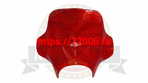 Щиток ветровой (25) оргстекло "Ninja" (большой кокошник) б/к (Россия) Щиток ветровой (25) оргстекло "Ninja" (большой кокошник) б/к (Россия)