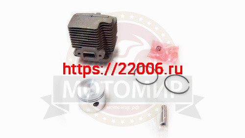 Цилиндр в сборе с поршнем Чемпион Т283 (242) с пальцем и кольцами фото 2 Цилиндр в сборе с поршнем Чемпион Т283 (242) с пальцем и кольцами фото 2