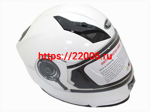 Мотошлем YM-927 белый (M)