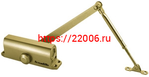 Доводчик Armadillo (Армадилло) дверной морозостойкий LY4 85 кг (золото) Доводчик Armadillo (Армадилло) дверной морозостойкий LY4 85 кг (золото)