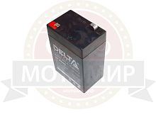 Аккумулятор  6В   4,5 А/ч, кислотный AGM (Delta DTM 6045)  для электро машинок (70*47*101)