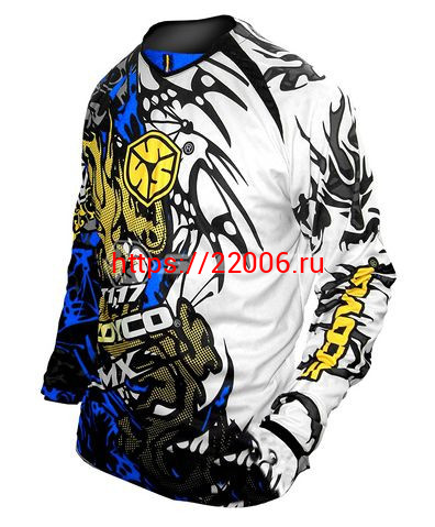 Футболка для мотокросса (Джерси) T117 синяя (L) Scoyco Футболка для мотокросса (Джерси) T117 синяя (L) Scoyco