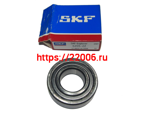 Подшипник 80205 (25х52х15) закрытый (6205ZZ) 098Т FKS (0564)