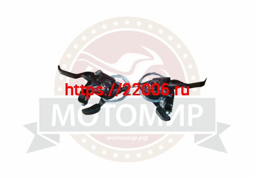 Шифтер с тормозными ручками для велосипеда, лев.3 ск, прав.8 ск. ESS-36