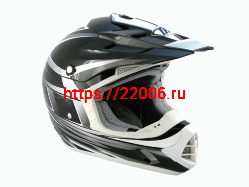 Мотошлем THH TX-12 №17 black/silver (M)